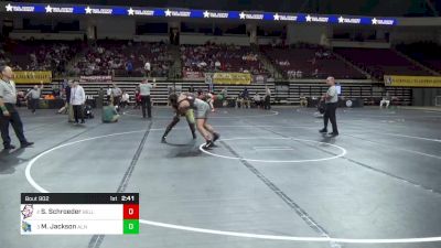 184 lbs Semifinal - Sam Schroeder, Bellarmine vs Michael Jackson, Allen