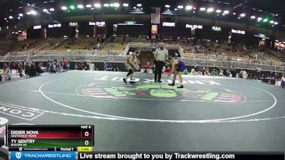 120 lbs Cons. Round 2 - Ty Gentry, Buford HS vs Didier Nova, Southwest Miami