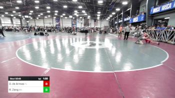 120 lbs Round Of 128 - David De Armas, FL vs Rock Zang, MD