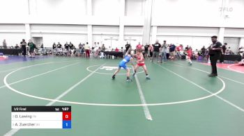 56 lbs 1/2 Final - Obadiah Lawing, Tn vs Andrew Zuercher, Oh