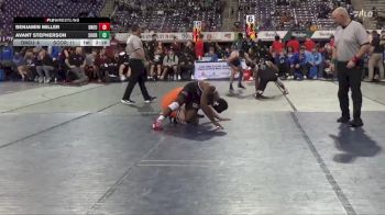157 lbs 2nd Wrestleback (16 Team) - Avant Stepherson, Southern Oregon vs Benjamin Miller, Doane University