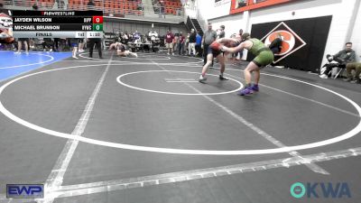 140 lbs Final - Jayden Wilson, KIPP TULSA vs Michael Brunson, Hilldale Youth Wrestling Club