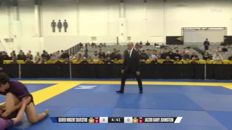 Jacob Gary Johnston vs Oliver Vincent Silvestro 2024 World IBJJF Jiu-Jitsu No-Gi Championship