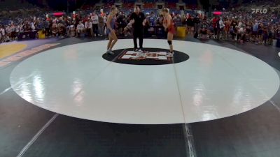 130 lbs Round Of 64 - Ruby Dominguez, CA vs Ella Hughes, GA