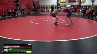 132 lbs Cons. Round 3 - Marshall Garrison, Mediapolis vs James Neff, Keokuk