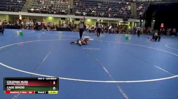 55 lbs Semifinal - Cade Senzig, LAW vs Coleman Nuss, Immortal Athletics WC