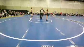 110 lbs Rr Rnd 3 - Renesmee Tecumseh, Mojo Grappling Academy Girls vs Kristen De La Rosa, Oklahoma Twister Sisters