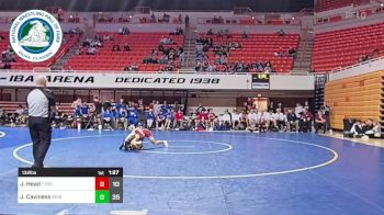 132 lbs Rr Rnd 1 - Jj Head, Tuttle vs Jayce Caviness, Bixby High School