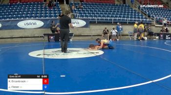 100 lbs Cons 32 #1 - Kaden Ercanbrack, Utah vs Jayson Flener, Arizona