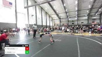 50 lbs Rr Rnd 4 - Santino Hernandez, Independent vs Kashton Kaylor, Team Aggression