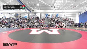 157 lbs 1st Place Match - Blake Samuelson, Olathe North vs Donald Jackson, Wichita East