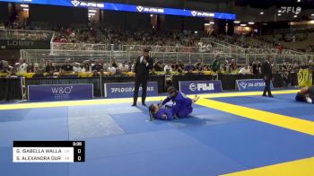 GIA ISABELLA WALLACE vs SOFIA ALEXANDRA DURAN 2024 Pan Kids Jiu-Jitsu IBJJF Championship