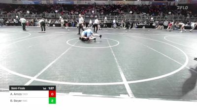 143 lbs Semifinal - Austin Amos, Troy vs Blake Boyer, Kraken