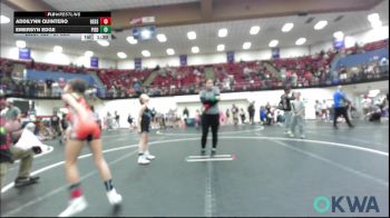 57 lbs Quarterfinal - Addilynn Quintero, Redskins Wrestling Club vs Emersyn Edge, Piedmont