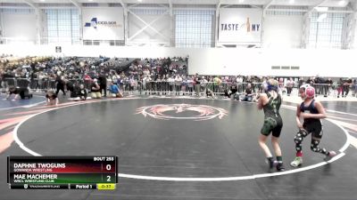 50-54 lbs Round 1 - Mae Machemer, WRCL Wrestling Club vs Daphne Twoguns, Gowanda Wrestling