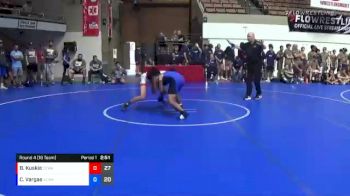 120 lbs Round 4 (16 Team) - Brayden Kuskie, TCWA vs Christian Vargas, KCWA