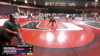 138 lbs Quarterfinal - Max McDaniel, Edmond North High School Wrestling vs Prence Carter, Del City Wrestling Club