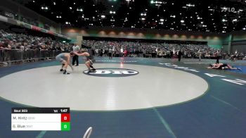 157 lbs Round Of 64 - Maddux Hintz, Green River vs Graden Blue, Centennial