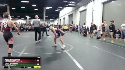 110 lbs Round 1 (4 Team) - Alex Rosciano, Steller Trained Krayt vs Cael Dutton, Centurion WC