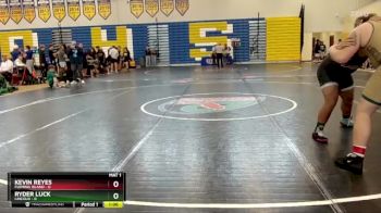285 lbs Quarterfinals (8 Team) - Ryder Luck, Lincoln vs Kevin Reyes, Fleming Island