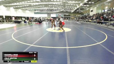 184 lbs Cons. Round 3 - Cruz Henton, Castleton vs Maxwell Ross, New England College