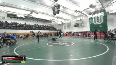 126 lbs Cons. Round 3 - Oscar Estrada, Sylmar vs Zalomon Martinez, Western