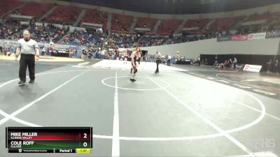 2A/1A-106 Semifinal - Mike Miller, Illinois Valley vs Cole Roff, Culver