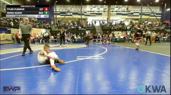 43 lbs 3rd Place - Tyler Fleenor, Standfast vs Zerek Marin, Woodward Youth Wrestling