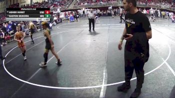 70 lbs Champ. Round 2 - Asher Huset, Gretna Youth Wrestling Club vs Easton Sejkora, Hawks Wrestling Club (Lincoln)