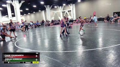 126 lbs Round 1 (6 Team) - Jordan Korreckt, All In vs Chase Youngwirth, Team STL Blue