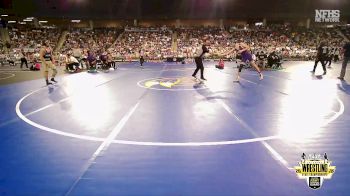 B3A-113 lbs Quarterfinal - Caleb Kelley, Salina vs Jhett Boyer, Community Christian