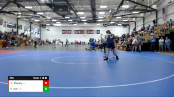 285 lbs Cons. Round 3 - Liam Begley, Marian University (IN) vs Victor Lee, Manchester