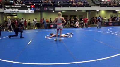 110 lbs Quarters - Rocky Thompson, Open Mats Wrestling Club vs Mason Wright, Suples Wrestling Club