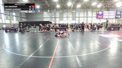 U17 Women - 53 lbs Cons. Round 4 - Mia Anderson, NE vs Arianna Alvarado, CO