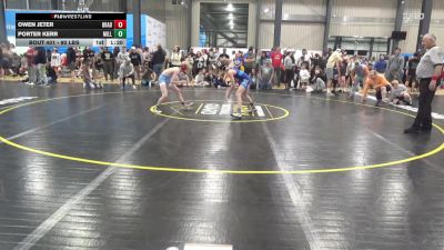 90 lbs 3rd Place - Owen Jeter, Bradford vs Porter Kerr, Millerstown