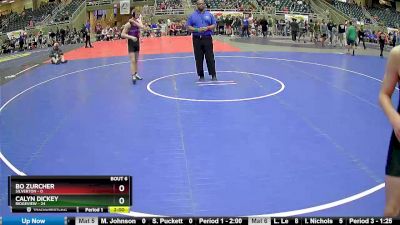 134 lbs Round 3 (4 Team) - Calyn Dickey, Ridgeview vs Bo Zurcher, Silverton