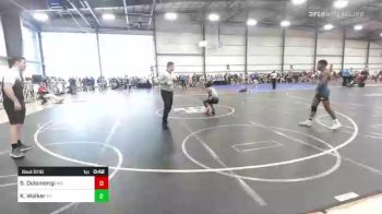 120 lbs Consi Of 16 #1 - Sei Dolomengi, MA vs Kyle Walker, NY