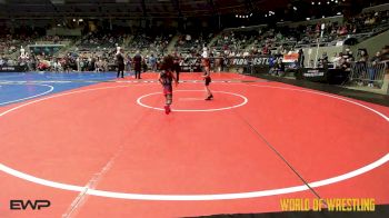 40 lbs Consi Of 4 - Valeria Gutierrez, Wolf Pack Wrestling Club TX vs Emma Maldonado, Nebraska Elite