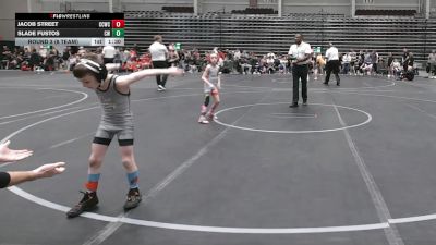 48 lbs Round 3 (8 Team) - Jacob Street, Capital City WC vs Slade Fustos, Crossroads Wrestling