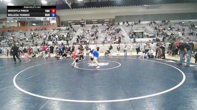 190 lbs 1st Place Match - Makayla Finch, Team Scorpion Wrestling Club vs Belleza Torres, Washington