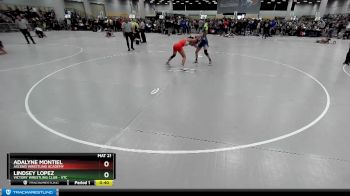 115 lbs Cons. Round 5 - Adalyne Montiel, Ascend Wrestling Academy vs Lindsey Lopez, Victory Wrestling Club - VTC