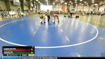 160 lbs Rd# 8- 12:30pm Saturday Final Pool - Lukas Zalota, PA Gold vs Ronan An, Minion Black