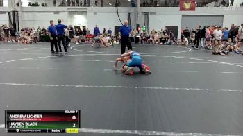 98 lbs Round 7 (8 Team) - Andrew Lichter, Town Wrestling VHW vs Hayden Black, 84 Athletes