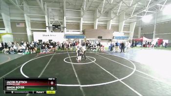 120 lbs Champ. Round 2 - Jacob Pletsch, American Fork vs Simon Boyer, Timpanogos