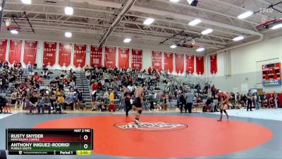 138 lbs Champ. Round 1 - Rusty Snyder, Montezuma Cortez vs Anthony Iniguez-Rodriguez, Pueblo South