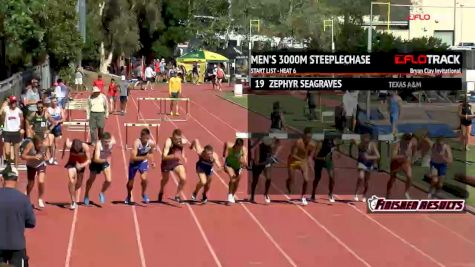 Men's 3k Steeplechase, Heat 6