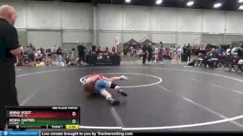 144 lbs Placement Matches (8 Team) - Anna Vogt, Texas Blue vs Keira Dafnis, Illinois