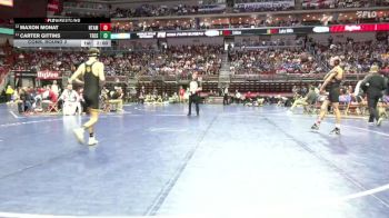 1A-113 lbs Cons. Round 2 - Carter Gittins, Tri-Center, Neola vs Maxon Monat, North Tama