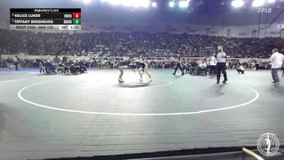 G6A-130 lbs Quarterfinal - Tiffany Breshears, Broken Arrow-Girls vs Kelice Luker, Union-Girls