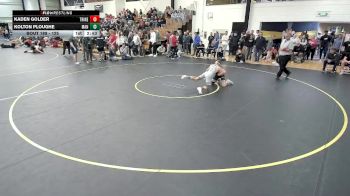 125 lbs Cons. Round 2 - Kolton Ploughe, Manchester vs Kaden Golder, Trine